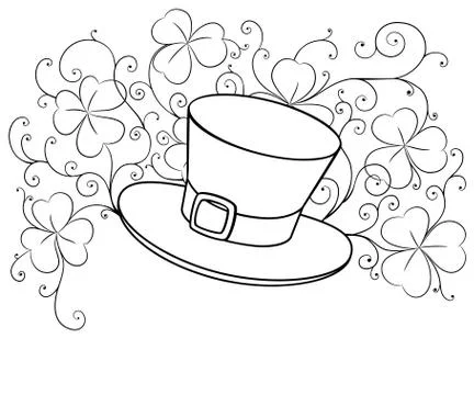 St. patrick day card Stock Illustration