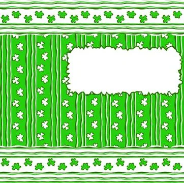 St. patrick day card Stock Illustration