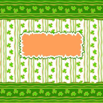 St. patrick day card Stock Illustration
