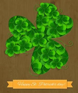St. patrick day card Stock Illustration