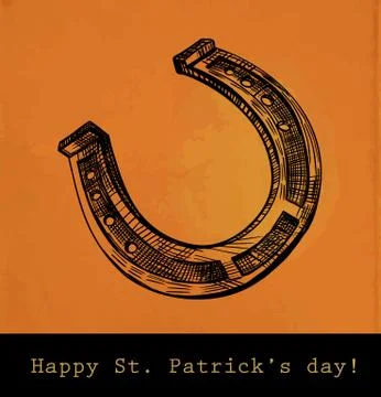 St. patrick day card Stock Illustration