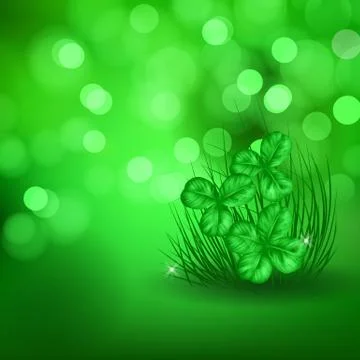 St. patrick  day card Stock Illustration