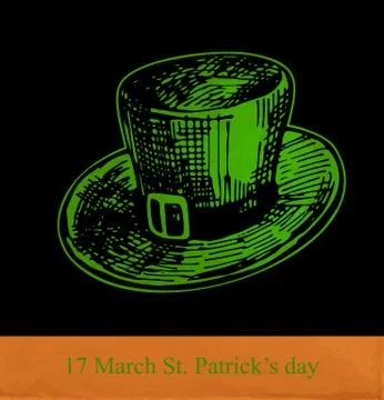 St. patrick day card Stock Illustration