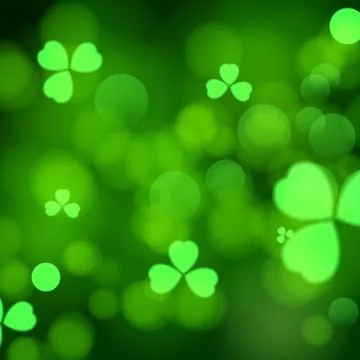 St. Patrick day card Stock Illustration