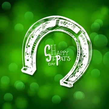 St. Patrick day card Stock Illustration