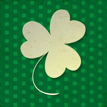 St. Patrick day card Stock Illustration