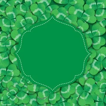St. Patrick day card Stock Illustration