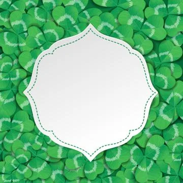 St. Patrick day card Stock Illustration