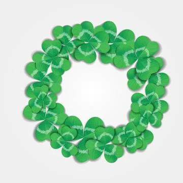 St. Patrick day card Stock Illustration