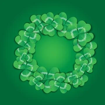 St. Patrick day card Stock Illustration