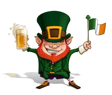 St. Patrick - Flag Stock Illustration