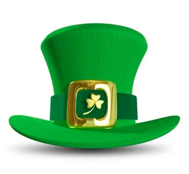 St. patrick hat Stock Illustration