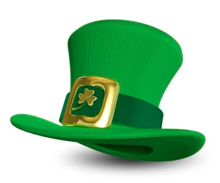 St. patrick hat Stock Illustration