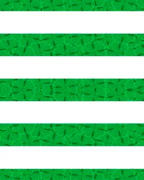 St Patrick Motif Stripes Pattern Illustrazione stock