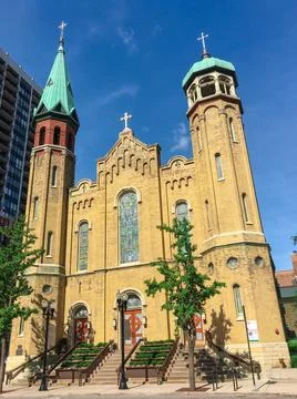 St. Patrick perspective view Stock Photos