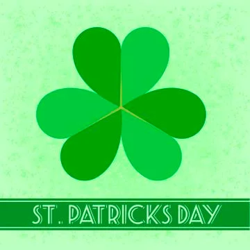 St. patrick retro background Stock Illustration
