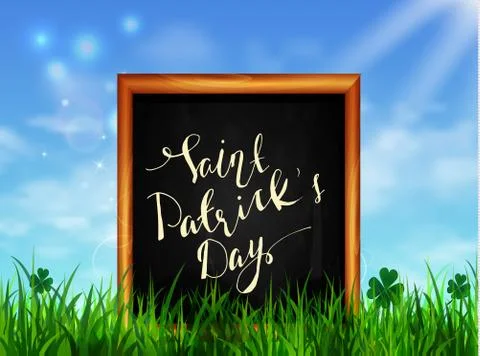 St. Patrick s Day background Illustrazione stock