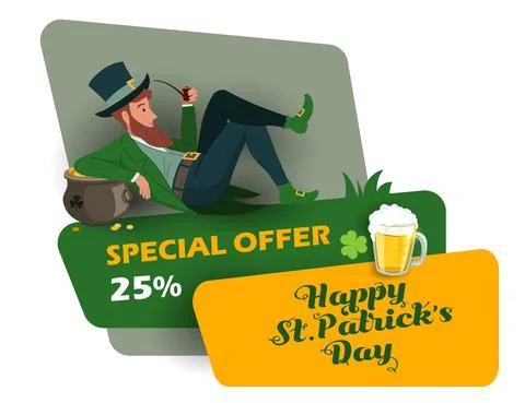 St. Patrick 's Day discount Stock Illustration
