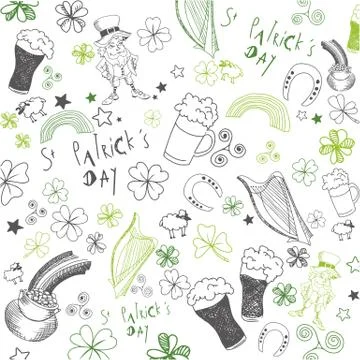 St patrick s day Stock Illustration
