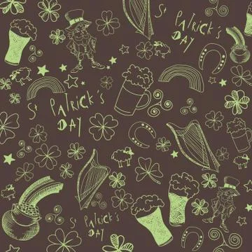 St patrick s day Stock Illustration