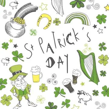 St patrick s day Stock Illustration