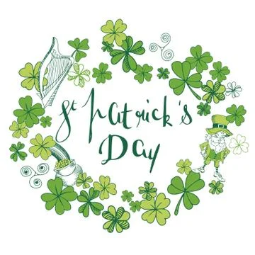 St patrick s day Stock Illustration