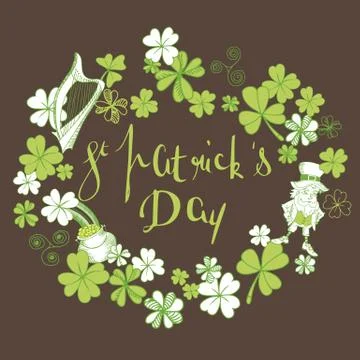 St patrick s day Stock Illustration