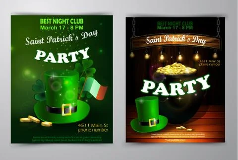 St. Patrick s Day poster. Vector illustration Stock Illustration