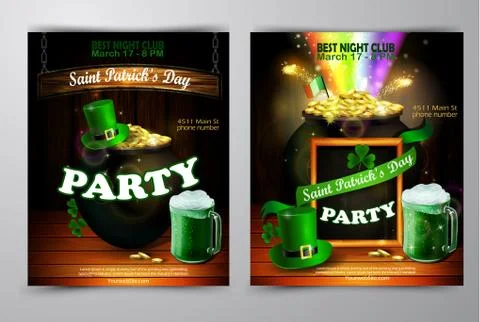 St. Patrick s Day poster. Vector illustration Stock Illustration