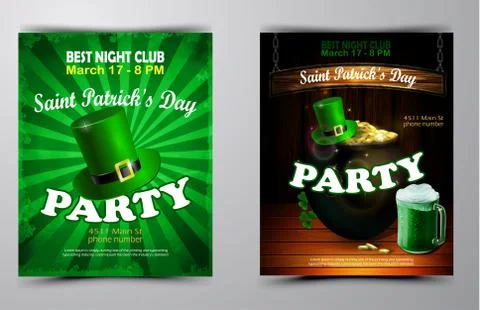 St. Patrick s Day poster. Vector illustration Stock Illustration