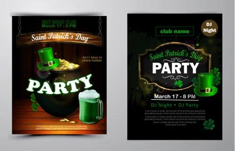 St. Patrick s Day poster. Vector illustration Stock Illustration