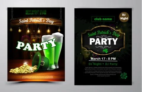St. Patrick s Day poster. Vector illustration Stock Illustration