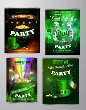 St. Patrick s Day poster. Vector illustration Stock Illustration