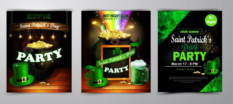 St. Patrick s Day poster. Vector illustration Stock Illustration