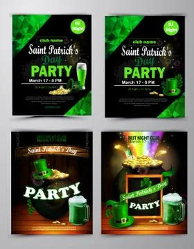 St. Patrick s Day poster. Vector illustration Stock Illustration