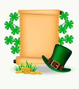 St. Patrick s Day - vector greeting card Stock Illustration