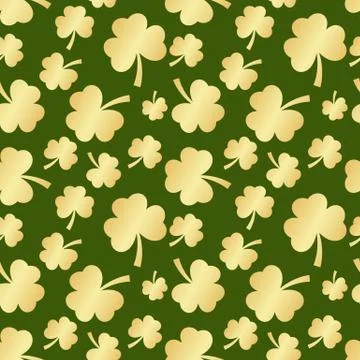 St patrick seamless Illustrazione stock