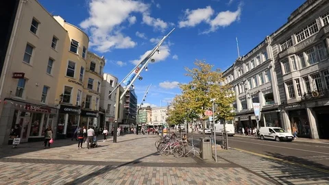St. Patrick Street Cork Stock Footage 94834398