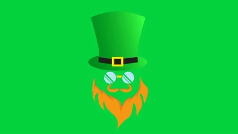 St patrick's animation Stock Footage 234181052