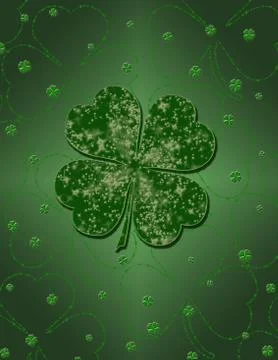 St patrick's background Stock Illustration