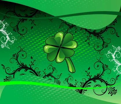 St Patricks Background  Stock Illustration