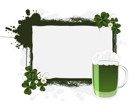 St. patrick's banner Stock Illustration