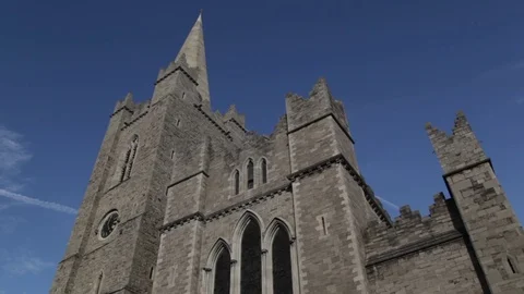 St. Patrick's Cathedral - Dublin, Ireland Video stock 80900731