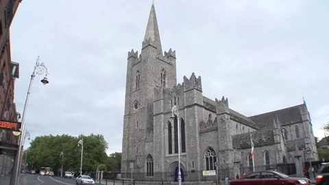 St. Patrick's Cathedral - Dublin, Ireland Stock-Footage 80902191