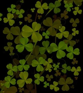 St. Patrick's day abstract background Stock Illustration