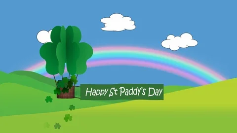 St Patrick's day animation Stock Footage 101030113