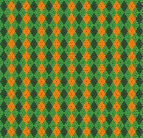 St. Patricks day Argyle. Pattern Scottish cage イラスト素材