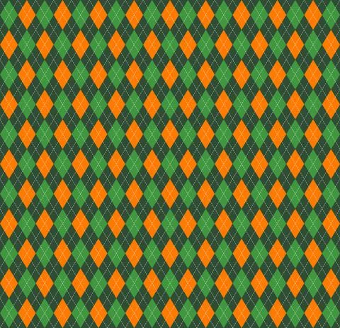 St. Patricks day Argyle. Pattern Scottish cage イラスト素材