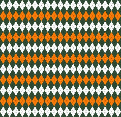 St. Patricks day Argyle. Pattern Scottish cage 스톡 일러스트