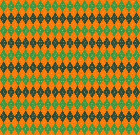 St. Patricks day Argyle. Pattern Scottish cage Stock Illustration